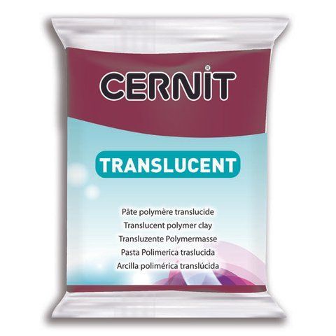 Cernit Translucent 56 г (Bordeaux 411) CERN_TRANSL_056_411 фото