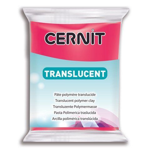 Cernit Translucent 56 г (Ruby Red 474) CERN_TRANSL_056_474 фото