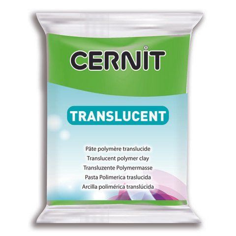Cernit Translucent 56 г (Vert Citron 605) CERN_TRANSL_056_605 фото