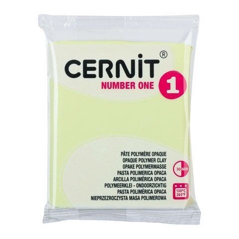 Cernit Number One Pastel 56 г (Pastel Yellow 731) CERN_NONEP_056_731 фото