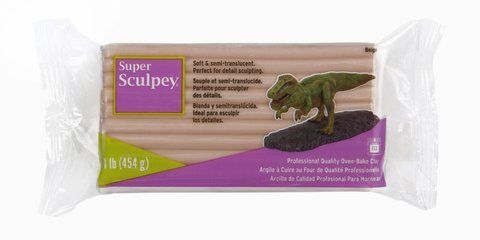 Super Sculpey 454 г (Beige) SCUL_SS_BIEGE_454 фото