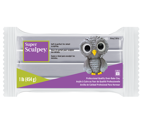 Super Sculpey 454 г (Gray) SCUL_SS_GRAY_454 фото