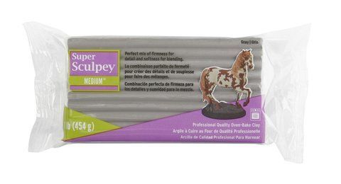 Super Sculpey 454 г (Medium Blend Gray) SCUL_SS_MBGRAY_454 фото